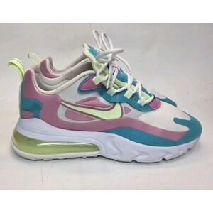 Womens Size 8 Nike Air Max 270 React Pastel Athletic Sneakers CW7015-100